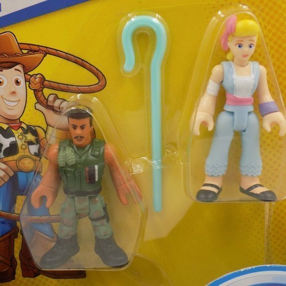 Imaginext Disney‎ Toy Story 4 Combat Carl & Bo Peep Figures - Picture 3 of 5